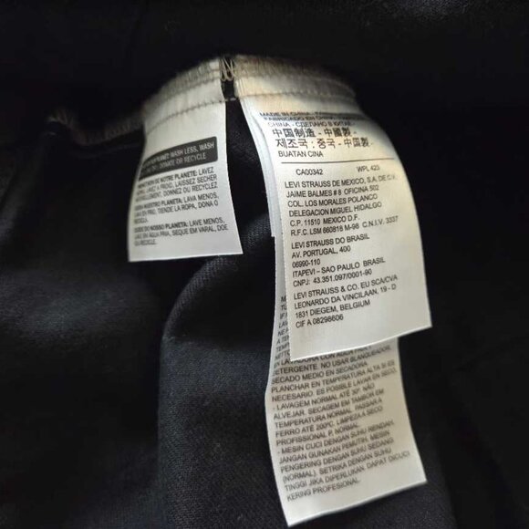 New 2X 3X Men's Levi's Trucker jean jacket in Berkman black denim - Picture 6 of 9